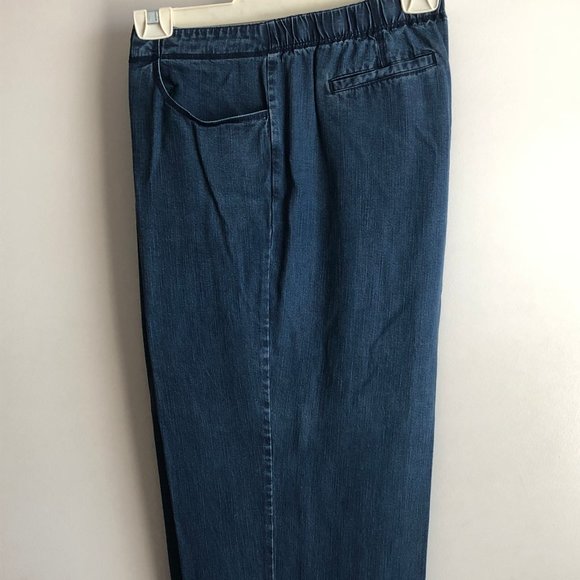 * SOLD * J. Jill - denim crop pants...Size: 18 - Picture 2 of 10